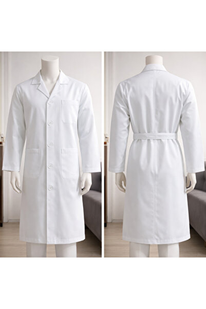 Lion Beyaz İş Önlüğü – Klasik ve Profesyonel Kullanım