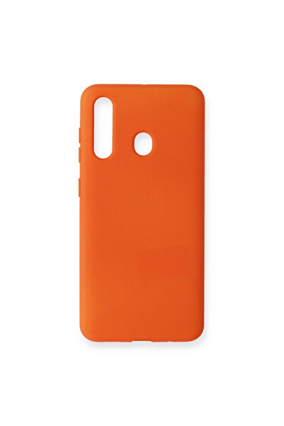 eco port Samsung Galaxy M40 Case Nano Velvet Silicone Inside - Orange