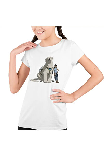 OEM Tricou Copii Fete Avatar Korra Naga Maestru Shaolin