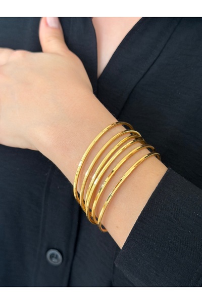 Elmira Jewelry 22 ayar Altın Kaplama Ajda Bilezik