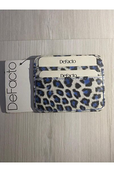 DeFacto Velrin Kadın Suni Deri Leopar Desenli Kartlık