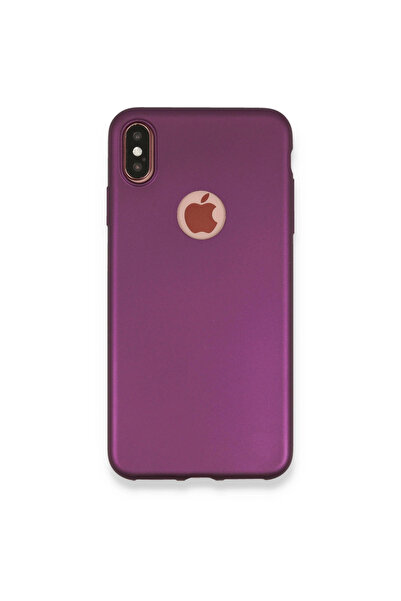 eco port iPhone XS Max Case First Silicone - Plum