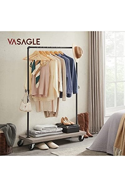 Talis Coat rack, Vasagle, Black-Ivory, 160x104.5x40 cm