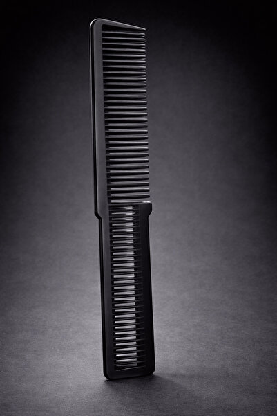 OEM Professional hair comb, black, made of durable plastic