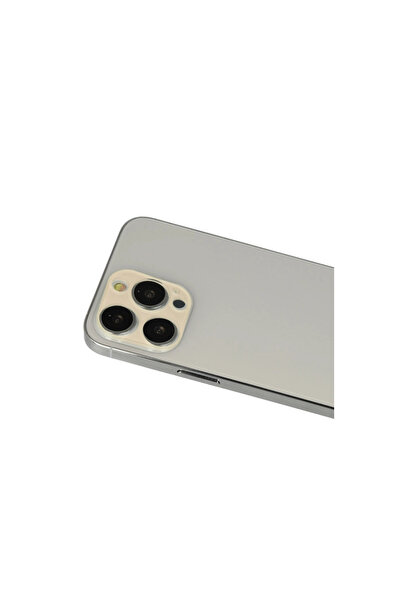 eco port Iphone 12 pro rainbow camera lens protection glass - gold