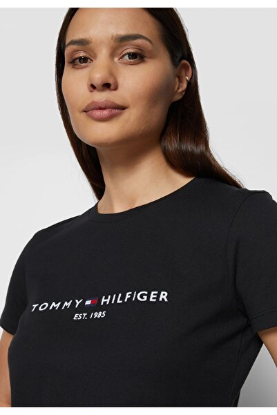 Tommy Hilfiger Plus "''.Tommyhilfıger New Season Women's Cotton T-Shirt