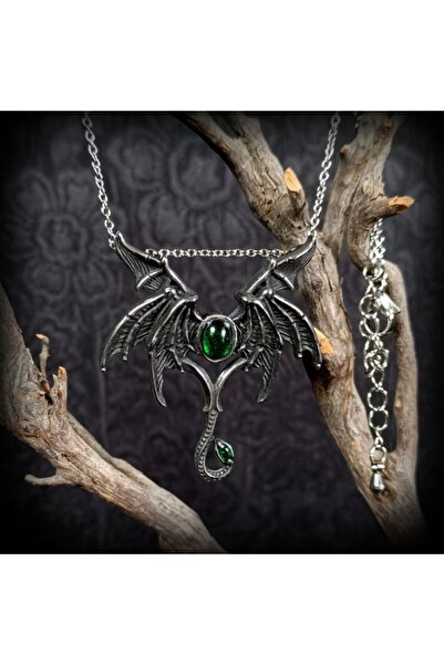 DÜKKAN DESİGN MİTOLOJİK SNAKE HEAD DRAGON KOLYE