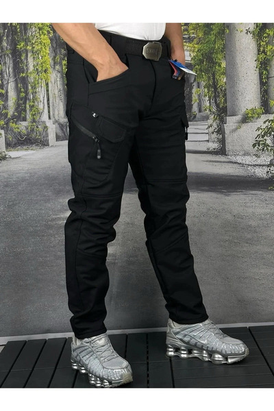 MODAF Unisex Softshell Suya Dayanıklı Rüzgar Geçirmez Taktik Pantolon