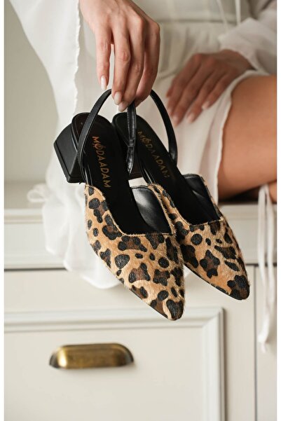 GOFFSHOES Women's Monaco Low Heel Shoes - Leopard