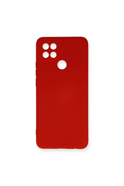 eco port Oppo A15 Case Nano Velvet Silicone Inside - Red