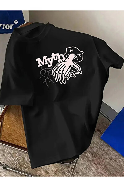 ALEYZA MODA Unisex Oversized Graphic Printed T-Shirt – Casual Streetwear Rela...