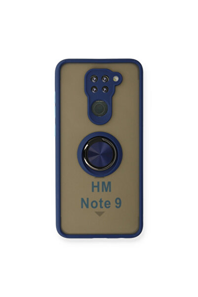 eco port غطاء حماية سيليكون لهاتف ريدمي نوت 9 بتصميم مونتريال مع حلقة - أزرق ...