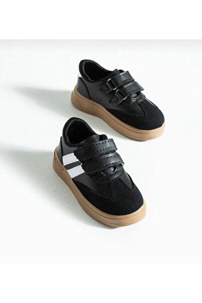 Moda Devrin Black Children's Lighted Sports Shoes Sneaker