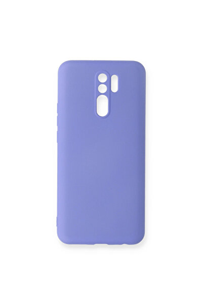 eco port حافظة ريدمي 9 نانو من السيليكون المخملي الداخلي - أرجواني