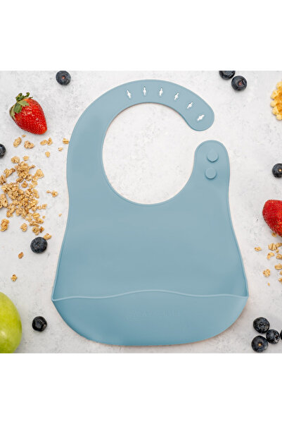 Bebelul Baveta din silicon - Albastru