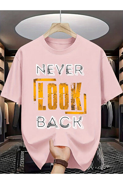 ALEYZA MODA Μπλουζάκι LOOK με στάμπα, υπερμεγέθη, βαμβακερό, με λαιμόκοψη ποδ...