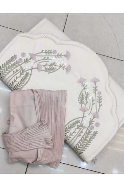 ASDM Royal Prayer Set: Comfortable padded prayer mat with soft cotton prayer ...