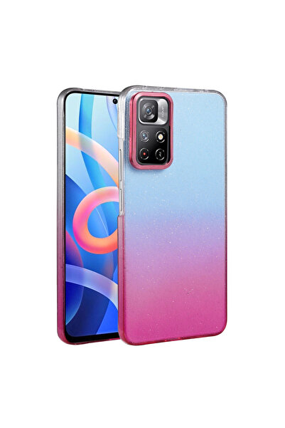 eco port غطاء لامع لهاتف ريدمي نوت 11 برو - وردي