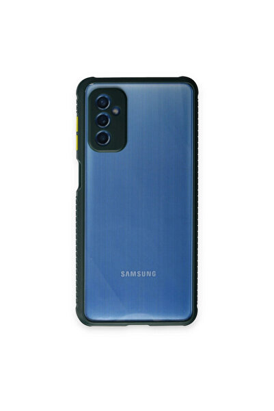 eco port Samsung Galaxy M52 5g Case Miami Transparent Silicone - Dark Green