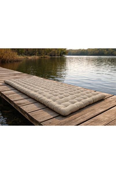 modakesim Keten Meditasyon & Yoga Minderi – Yer Oturma Minderi (50×110 cm)