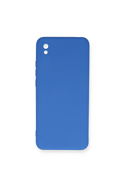 eco port حافظة ريدمي 9a من السيليكون المخملي النانو - أزرق