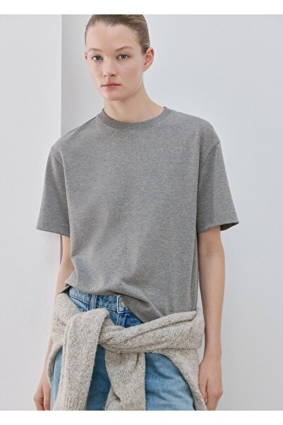 MANGO Woman Oversize pamuklu tişört