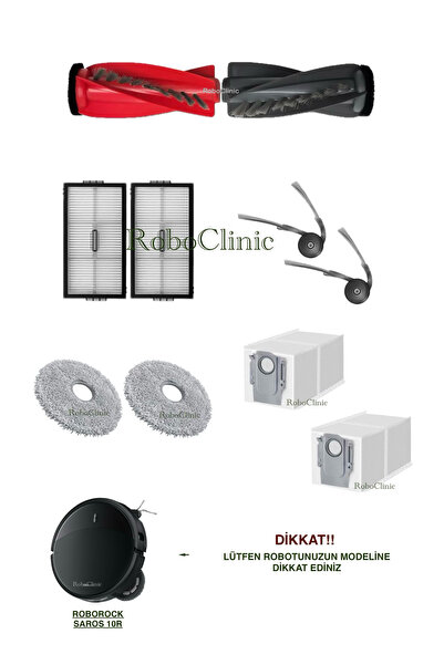 Roboclinic Roborock Saros 10R Sac de praf de rezervă compatibil cu aspiratoru...