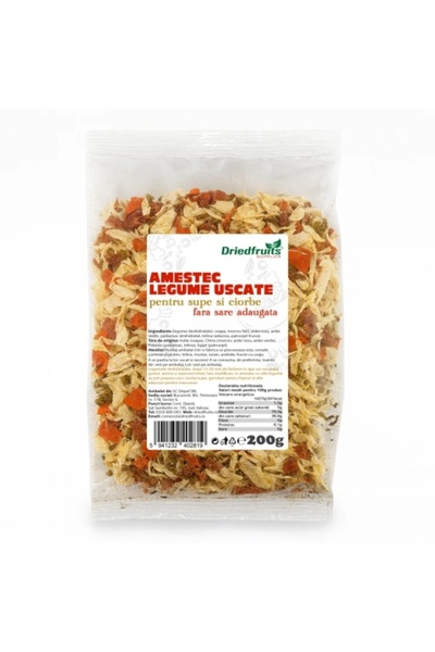 Driedfruits Legume pentru supe, ciorbe - 100% , fara sare - 200 g