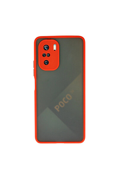 eco port Poco f3 case montreal silicone cover - red