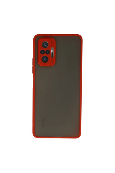 eco port Redmi Note 10 Pro Compatible Case Montreal Silicone Cover - Red