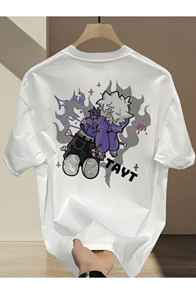 ALEYZA MODA Unisex Oversize T-shirt με Γραφικό Τύπωμα – Casual Streetwear Άνε...