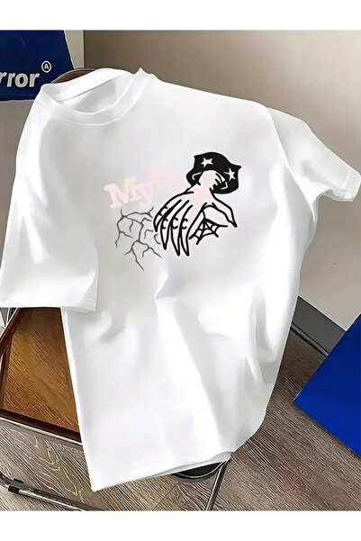 ALEYZA MODA Unisex Oversize T-shirt με Γραφικό Τύπωμα – Casual Streetwear Άνε...