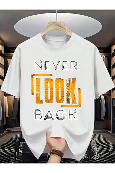 ALEYZA MODA Μπλουζάκι LOOK με στάμπα, υπερμεγέθη, βαμβακερό, με λαιμόκοψη ποδ...