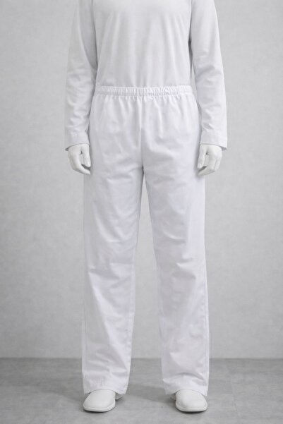 Lion White Rubberized Work Trousers