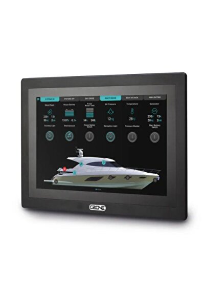 GÜMRÜK BEY CZone Touch 10 G2 | Yat ve Karavan İçin Merkezi Elektrik Kontrol E...