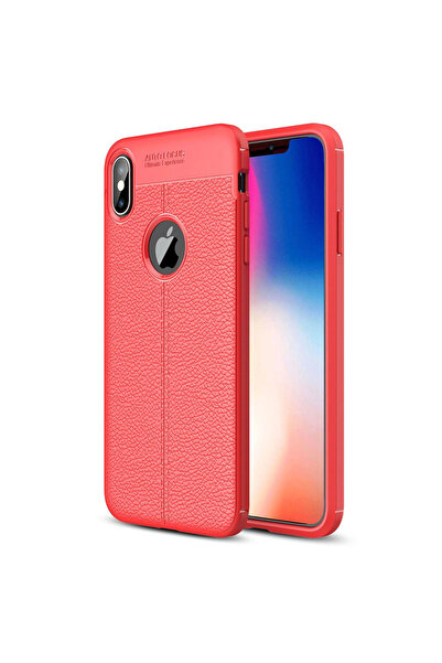 eco port iPhone XS Max Case Auto Focus Cover - Red