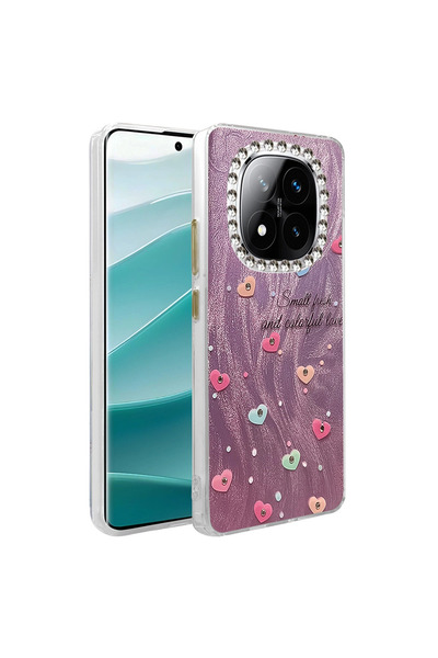 eco port Redmi Note 14 Pro 5g Case Blade Mirror Patterned Cover - Pattern 8