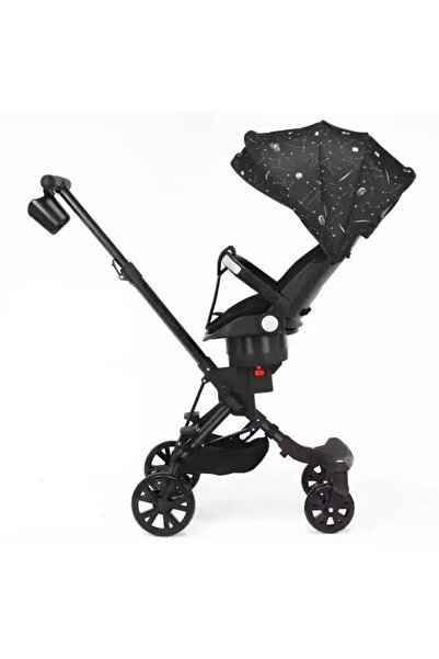 JRH Carucior Copii 3 în 1 – Pliabil, Ușor și Reversibil | Baby Stroller cu Ha...