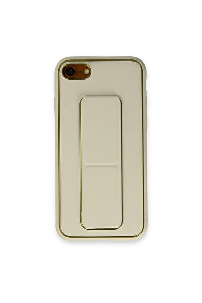 Marsilyan غطاء حماية جلد كوكو لهاتف آيفون 7 - أبيض