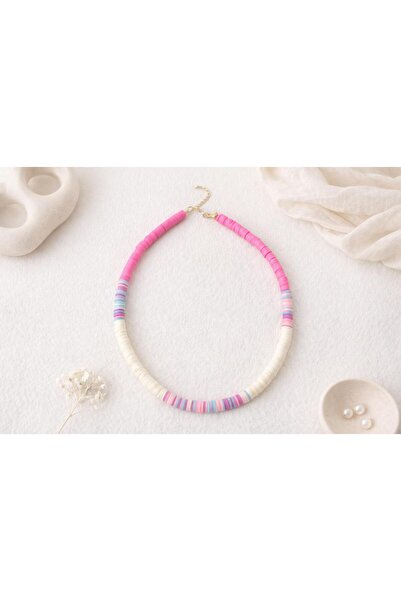 Archhazel Jewelery Candy Pink Mix Fimo Necklace