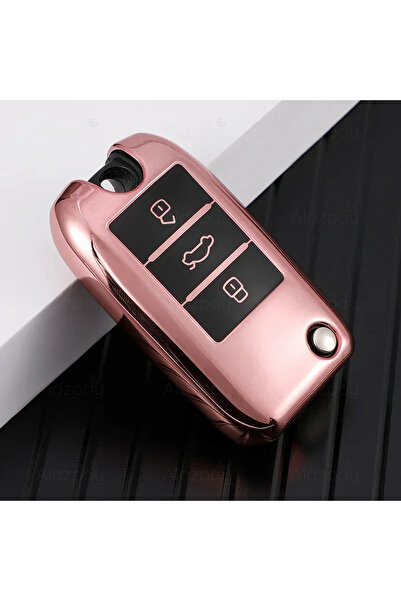 Alazpay غطاء مفتاح من مادة TPU اللامعة لسيارات MG MG3 MG5 MG6 MG7 MG ZS GT GS...