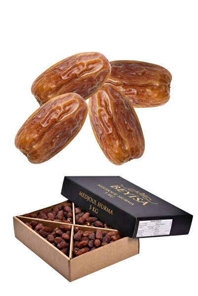 Beyisa Premium Medjoul Hurma - 1 Kg İri Taneli Yumuşak ve Etli Hurma Çeşidi
