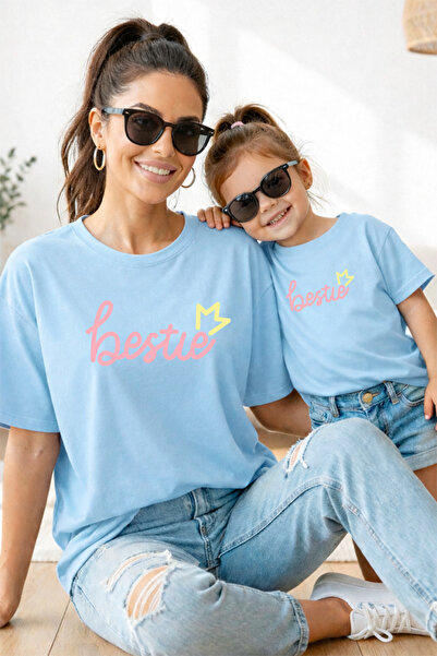 genosha Mother Daughter 100% Cotton T-Shirt Mama Mini Mother Daughter Single ...
