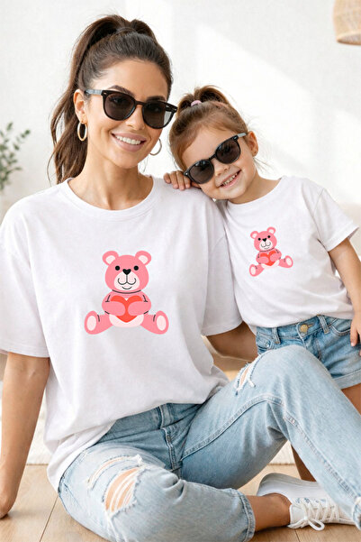 genosha Mother Daughter 100% Cotton T-Shirt Mama Mini Mother Daughter Single ...