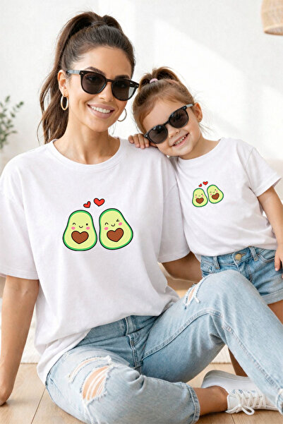 genosha Mother Daughter 100% Cotton T-Shirt Mama Mini Mother Daughter Single ...