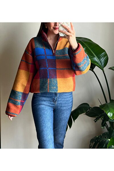 EKOSE DESEN POLAR SWEATSHİRT