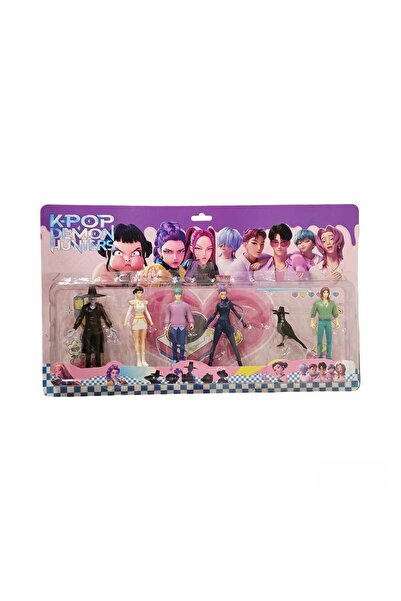 Virtual Trend Set 6 Personaje Virtual Trend®, K-POP Demon Hunters ,Multicolor