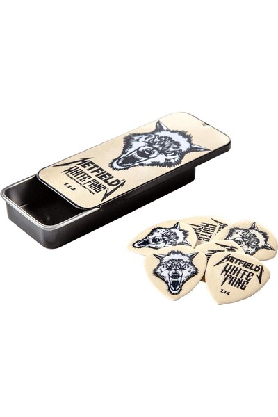 AyrStore , Box 6 James Hetfield White Fang 1,14mm akış Gitar Penası, PH122T11...
