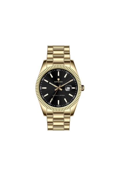 Raymond - Rym-613053 Men's Wristwatch - Stainless Steel - New Season Gold Bk