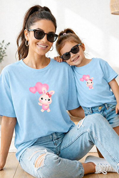 genosha Mother Daughter 100% Cotton T-Shirt Mama Mini Mother Daughter Single ...